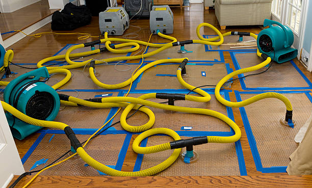 Professional Burst Pipe Water Damage technician working in Vincentown, NJ
